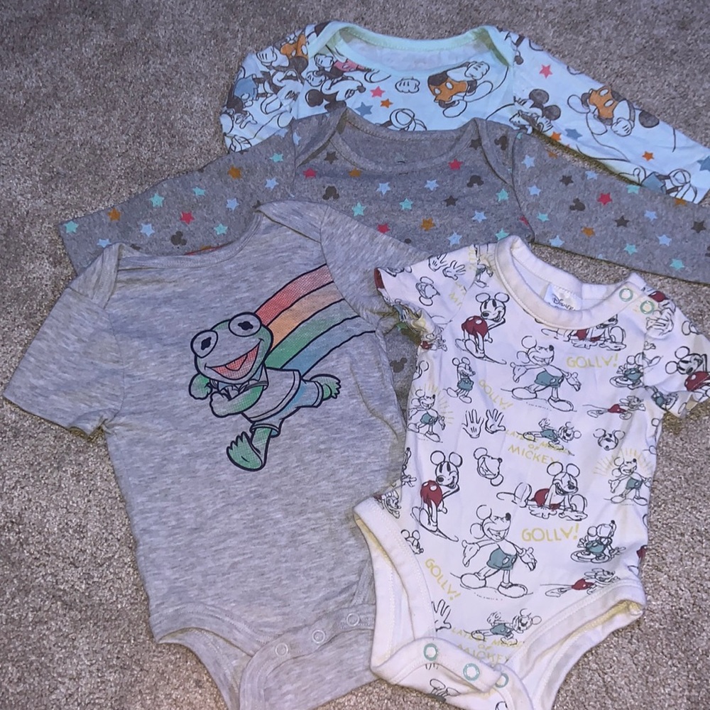 Disney Bundle Bodysuits | Size 3-6 Months